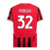 Camisola AC Milan Pobega 32 Homen Equipamento 1ª 24/25